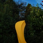 Liquid Silk contemorary art yellow (2)