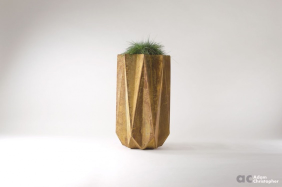 fibre concrete modern planter 1 metre tall